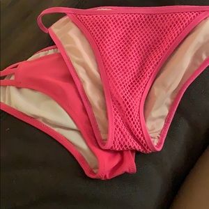 2 Victoria secret bikini straps bottoms